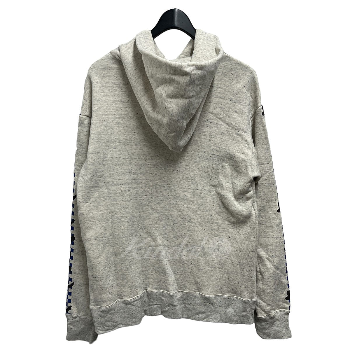 French Terry Checker Flower Hooded Parka