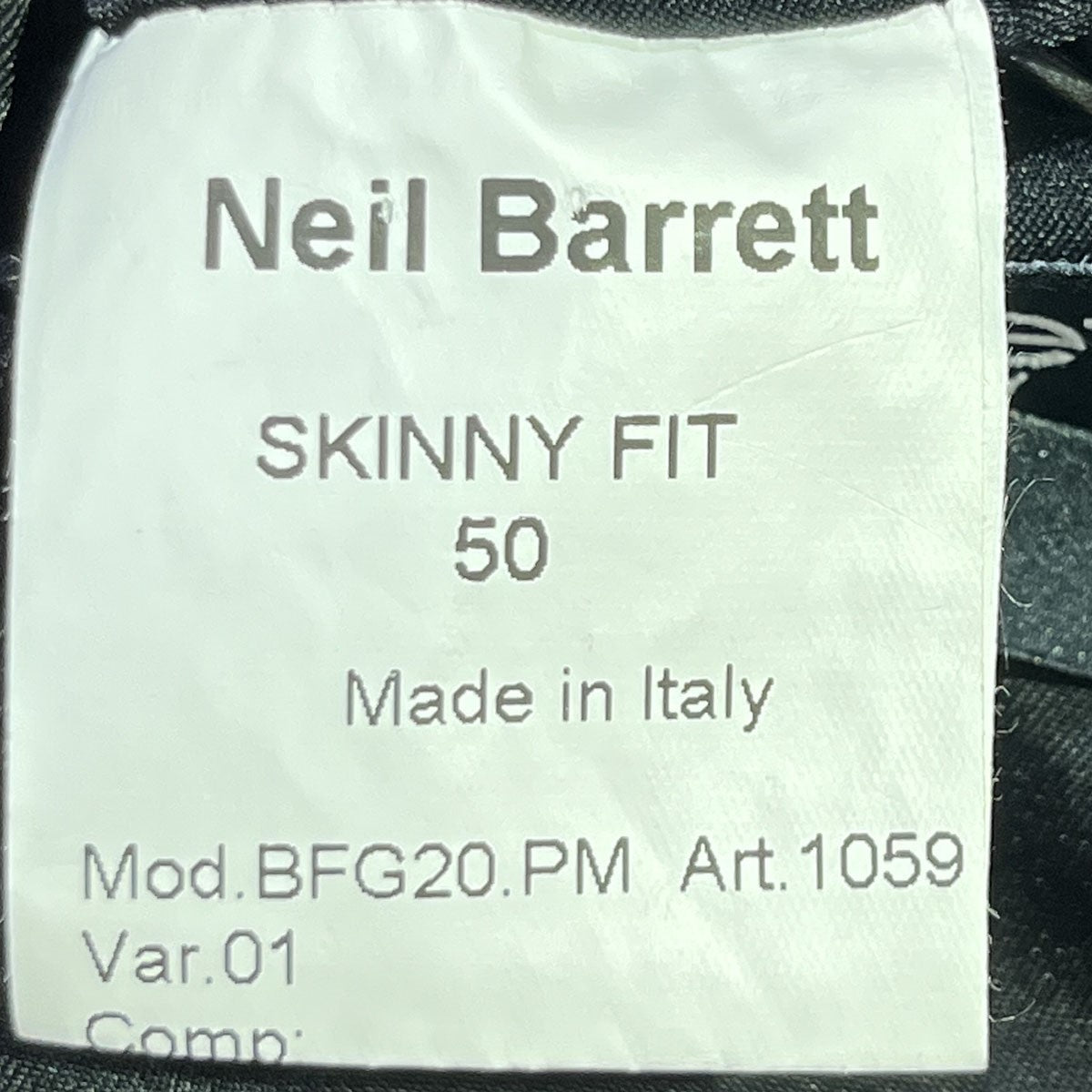 Neil Barrett(ニールバレット) SKINNY FITテーラードジャケット