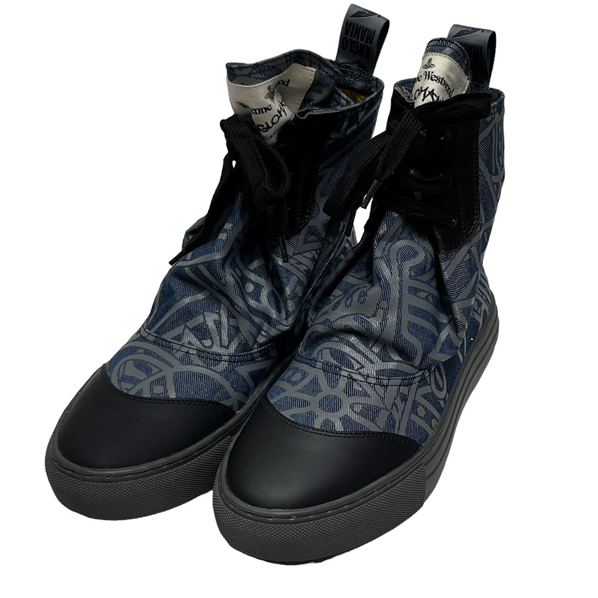 VIVIENNE WESTWOOD ANGLOMANIA(ヴィヴィアン・ウエストウッドアングロマニア) ハイカットスニーカー ネイビー サイズ  15｜【公式】カインドオルオンライン ブランド古着・中古通販【kindal】