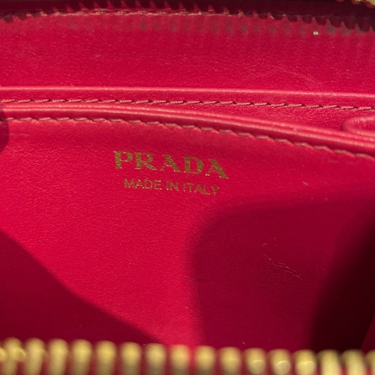 PRADA VITELLO MOVE PEONIA ラウンドファスナーコインケースコインケースM268 の古着・中古アイテム