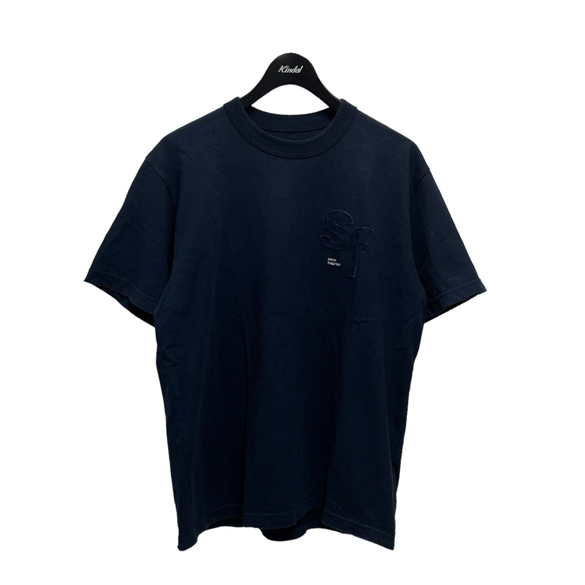 sacai(サカイ) Fragment Design LOGO Tシャツ21-0314S 21-0314S ネイビー サイズ  3｜【公式】カインドオルオンライン ブランド古着・中古通販【kindal】