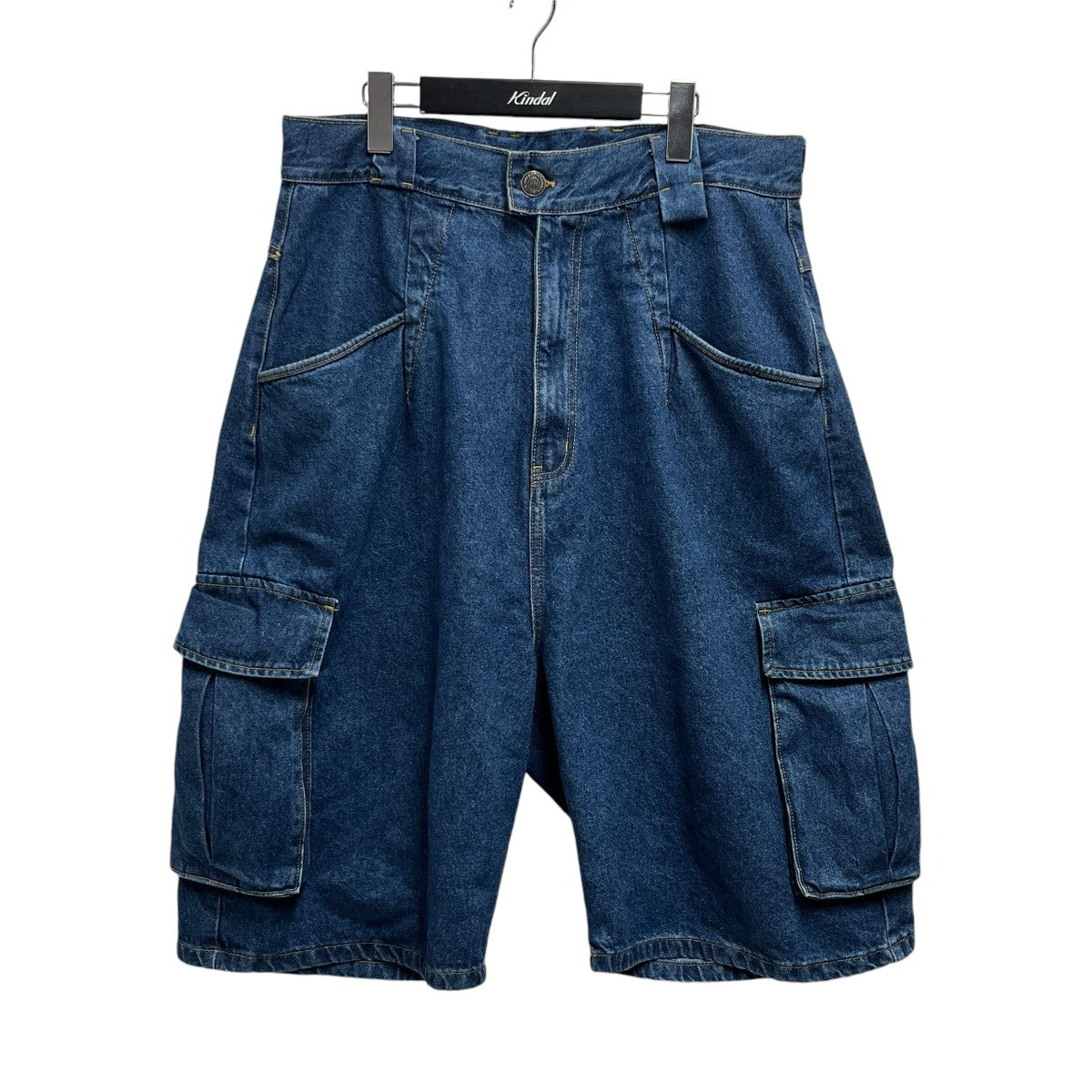 WISM 別注 CARGO SHORT-D デニムハーフパンツ