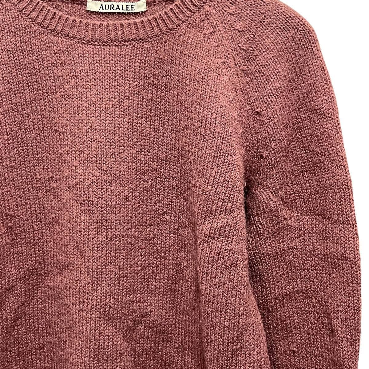 AURALEE(オーラリー) PURE SHETLAND WOOL KNIT P OA9AP03SL A9AP03SL 