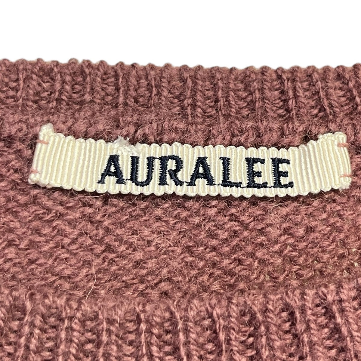 AURALEE(オーラリー) PURE SHETLAND WOOL KNIT P OA9AP03SL A9AP03SL 