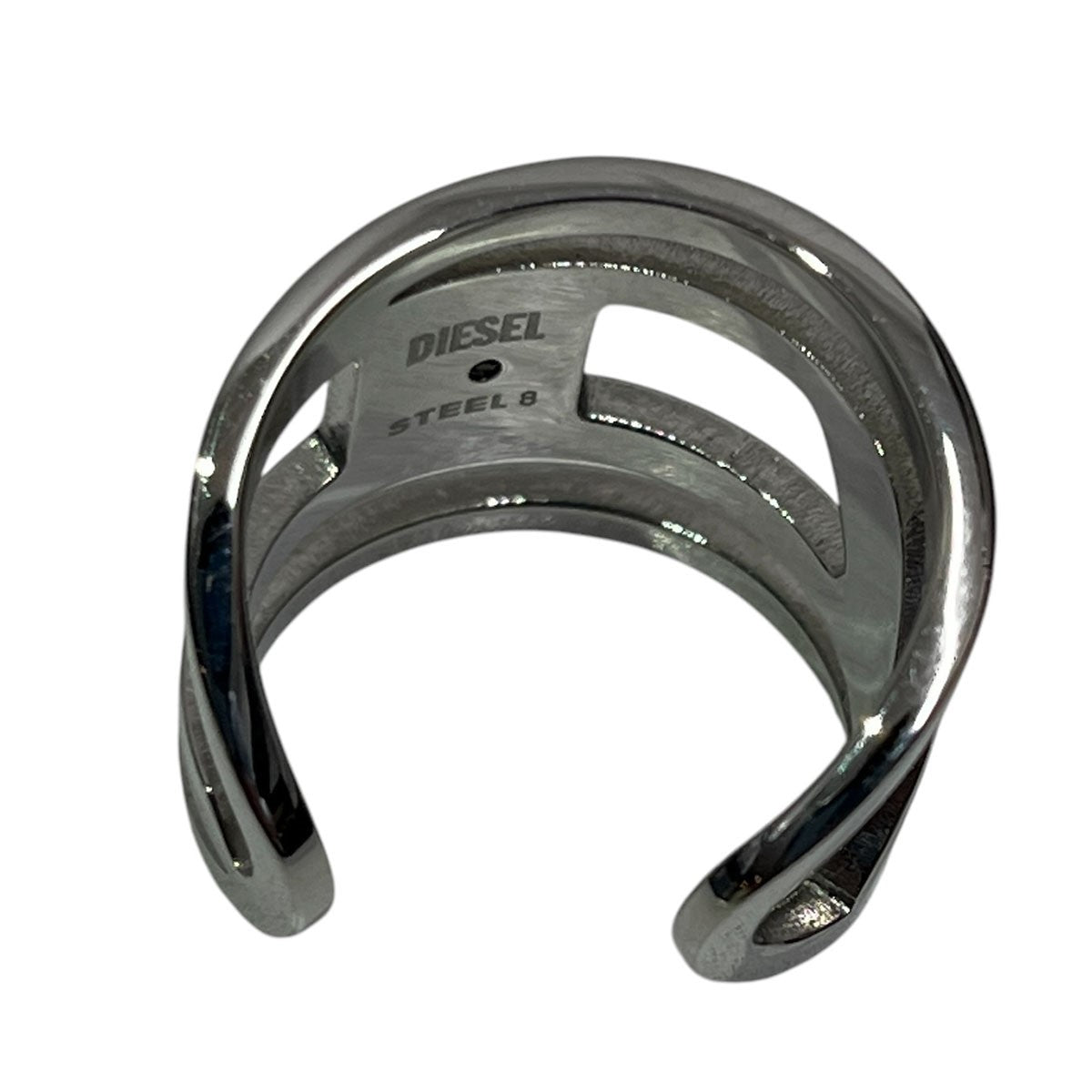 激安美品★破格★お買い得★1点限り★ディーゼル　dieselリング★25 DIESEL(ディーゼル) Stainless Steel Band Ring サイズ 8
