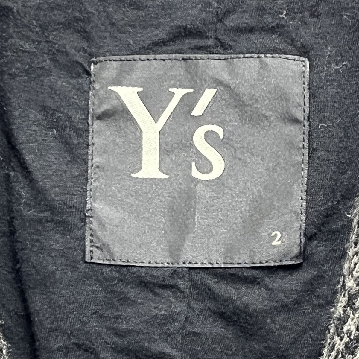 LAINE WOOLボタンレスチェックカーディガンジャケットYZ-K32-873
