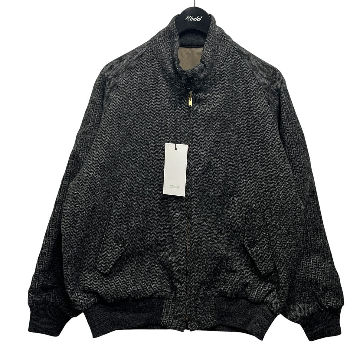 A．PRESSE(アプレッセ) 23AWTweed Harrington Jacket ツイードハリントンジャケット23AAP-01-07H  23AAP-01-07H チャコール サイズ 2｜【公式】カインドオルオンライン ブランド古着・中古通販【kindal】