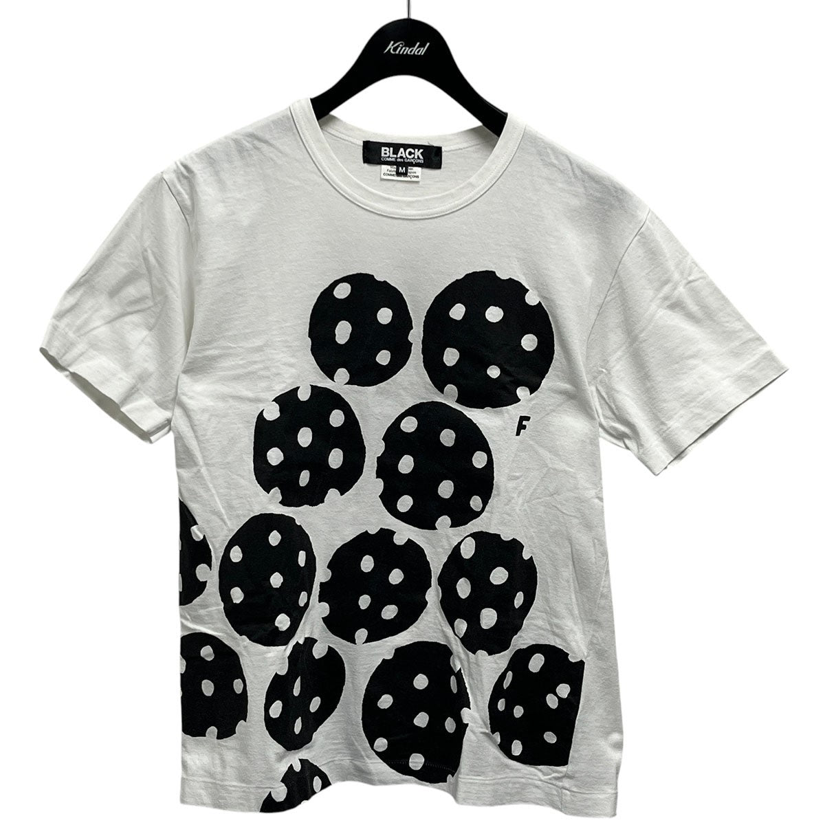 BLACK COMME des GARCONS(ブラックコムデギャルソン) プリントTシャツ1A-T006 1A-T006 ホワイト サイズ  M｜【公式】カインドオルオンライン ブランド古着・中古通販【kindal】