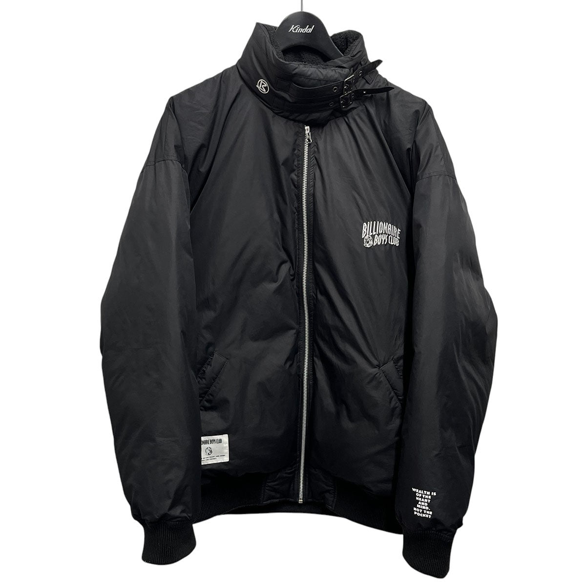 EMBROIDERED LOGO B-3 DOWN JACKET MICROFTBBCJP233X005