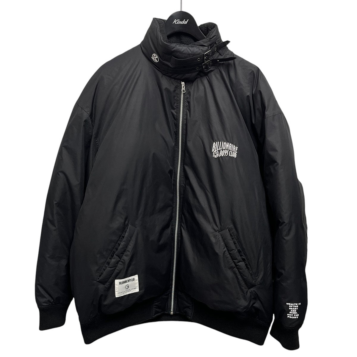 EMBROIDERED LOGO B-3 DOWN JACKET MICROFTBBCJP233X005