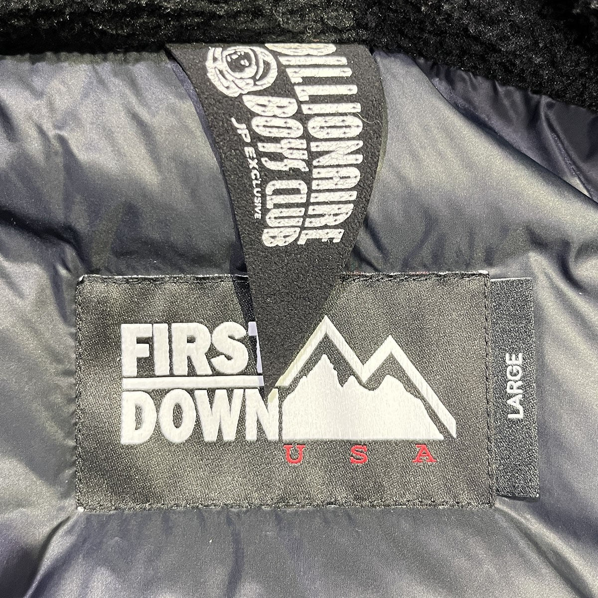 EMBROIDERED LOGO B-3 DOWN JACKET MICROFTBBCJP233X005