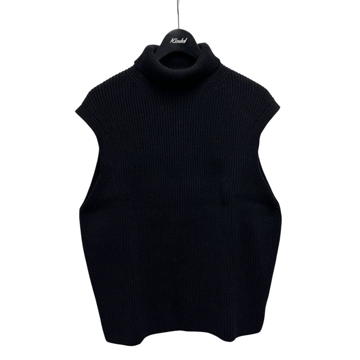 AURALEE(オーラリー) SUPER FINE WOOL RIB KNIT TURTLE NECK VEST 