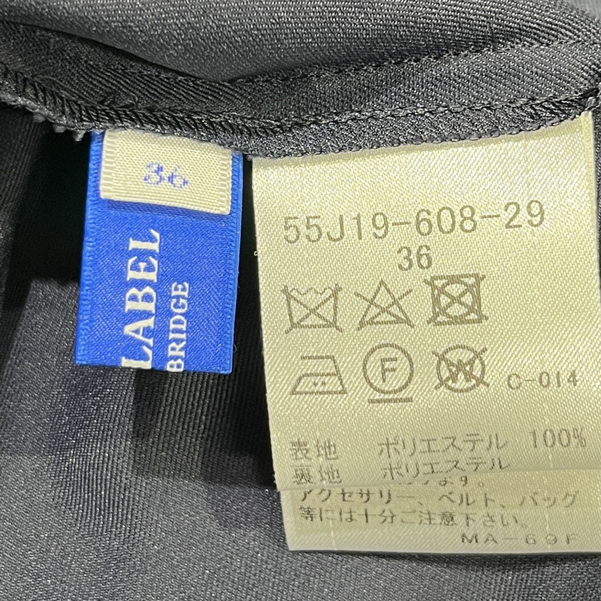 BLUE LABEL CRESTBRIDGE ノースリーブワンピースウエストゴム55J19-608-29 古着・中古-6枚目のアイテム画像