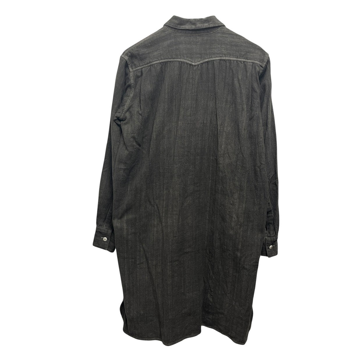 turine 益久染織研究所製品染めロングシャツ 古着・中古-2枚目のアイテム画像