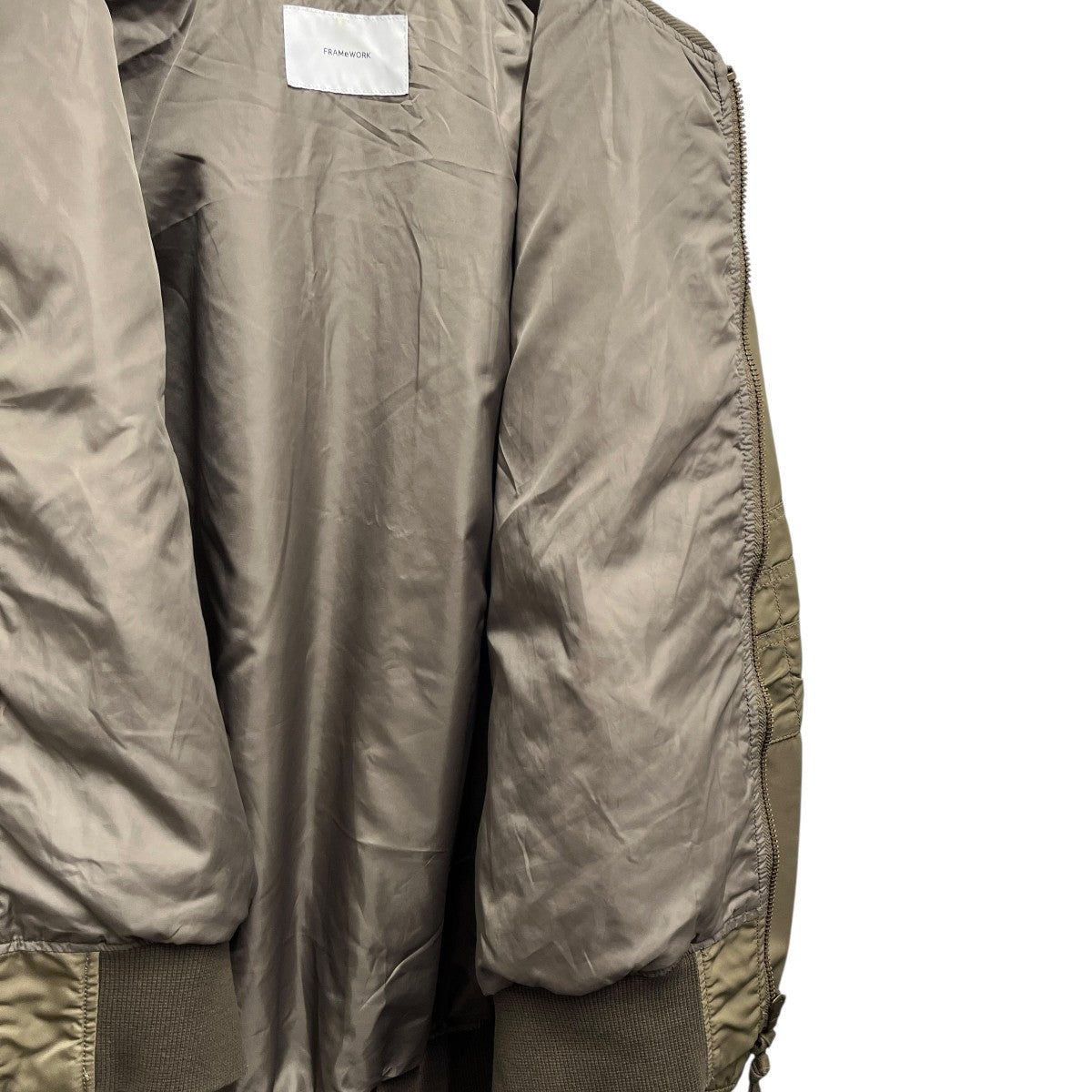 FRAMeWORK MA-1ブルゾン22-011-220-3000-3-0 古着・中古-3枚目のアイテム画像