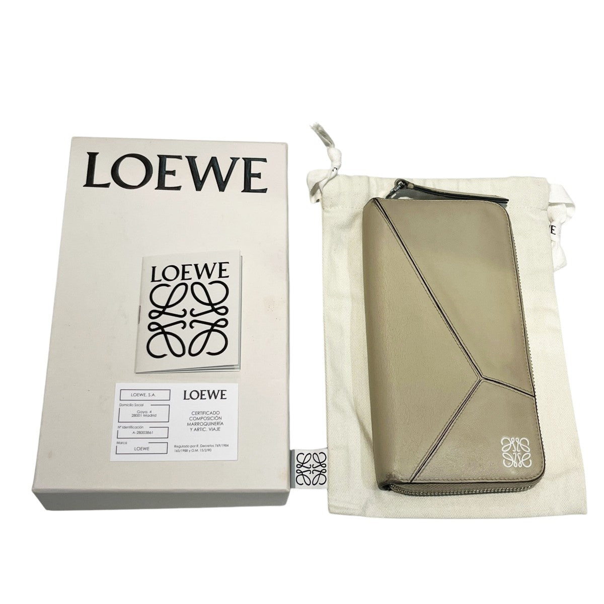 LOEWE ZIP AROUND WALLET122N89.F13 古着・中古-10枚目のアイテム画像