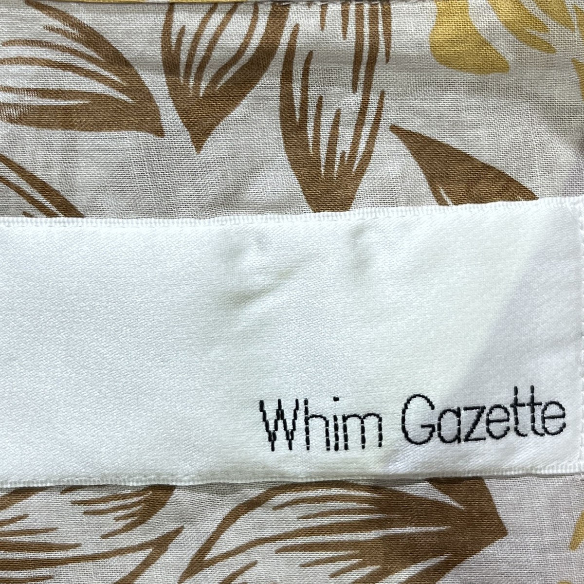 Whim Gazette ノースリーブシャツWGZ1091504A0006 古着・中古-3枚目のアイテム画像