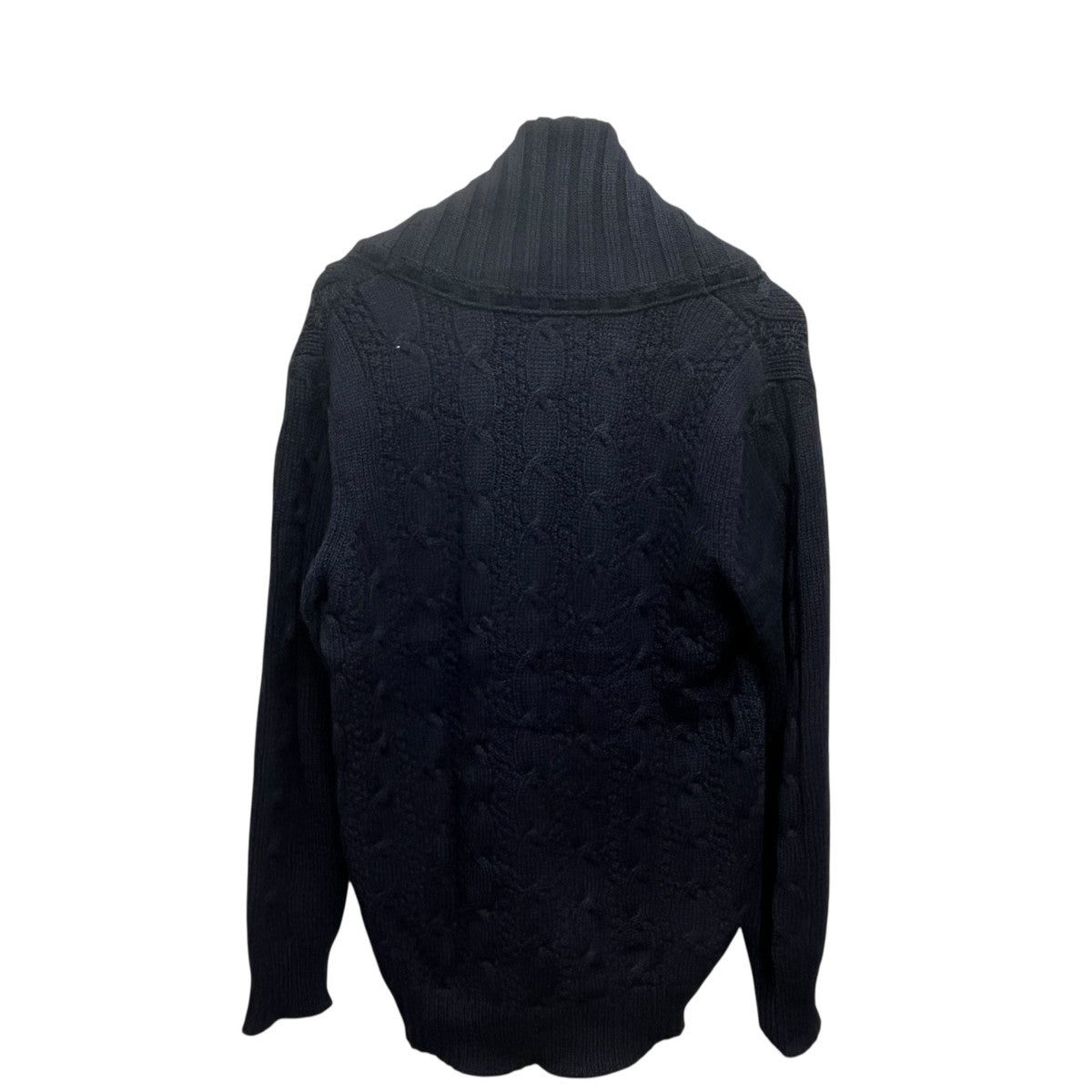 TOMORROW LAND tricot ショールケーブルニットカーディガン63-02-44-02612 古着・中古-2枚目のアイテム画像