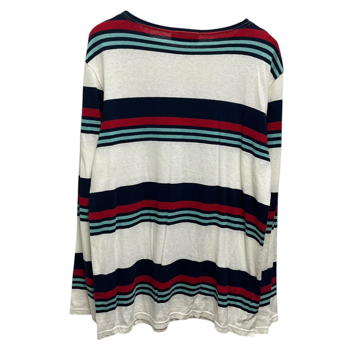 MAISON KITSUNE ワッペンボーダーTシャツKMM-0706-A 古着・中古-2枚目のアイテム画像