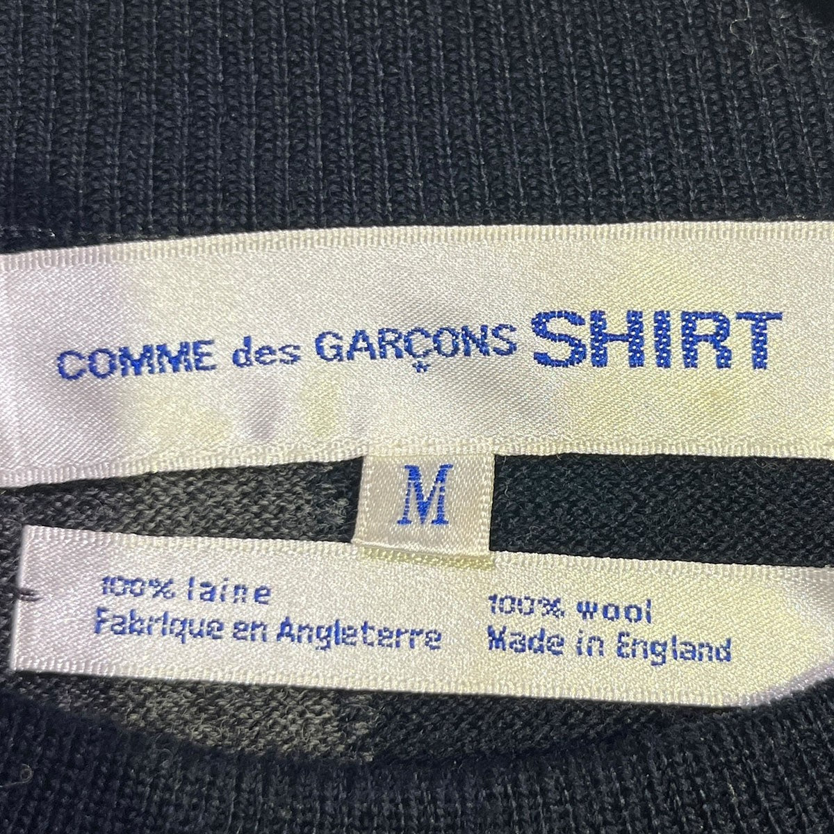 【希少】COMME des GARÇONS SHIRT ネイビーセーター M COMME des GARCONS SHIRT ニット・セーター M 紺 【古着】