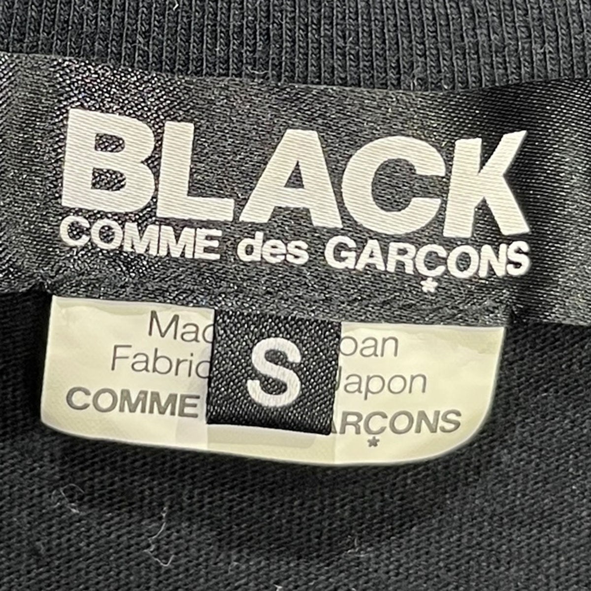 ワンワン様　未使用コムデギャルソンポリエステル素材プリント半袖Tシャツ 210.jpg