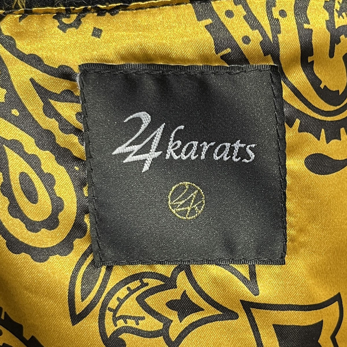 Schott ネイビー ウール ライダース　ジャケット Schott×24karats ウールライダースジャケット ブラック サイズ