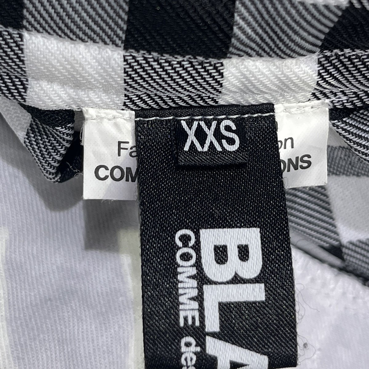 BLACK COMME des GARCONS AD2023ワンストラップスカート1M-S004 古着・中古-6枚目のアイテム画像