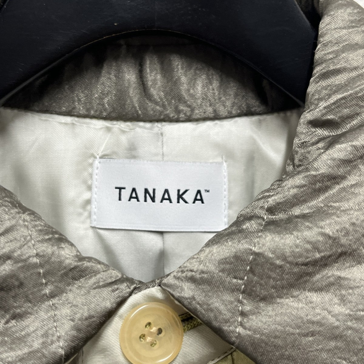 TANAKA(タナカ) THE WORK JACKET ベージュ×グリーン サイズ S