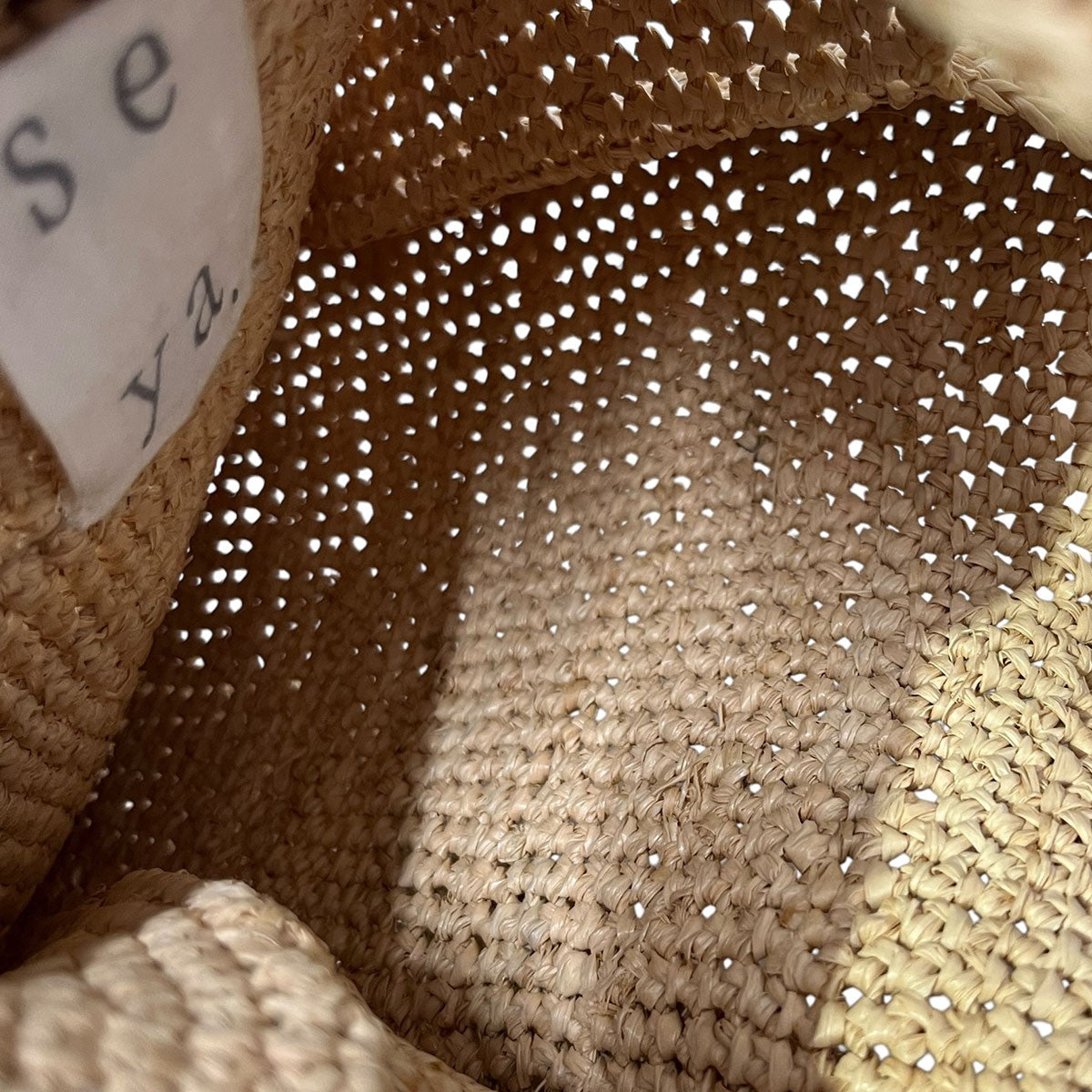 seya．(セヤ) MINI RAFFIA BAG ナチュラル｜【公式】カインドオル