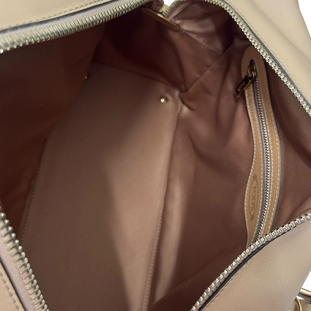 TOD'S(トッズ) Dキューブ2WAYバッグ ベージュ｜【公式