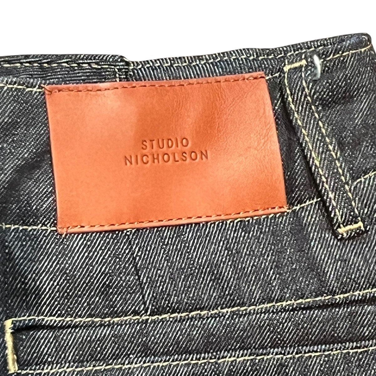 STUDIO NICHOLSON ROUNDED LEG TWIST SEAM PANT52-10-732004 古着・中古-3枚目のアイテム画像