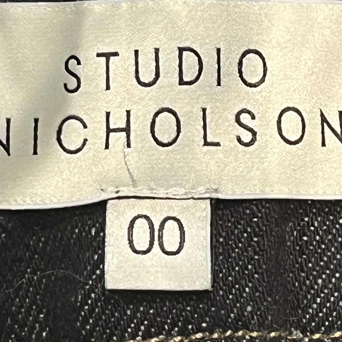 STUDIO NICHOLSON ROUNDED LEG TWIST SEAM PANT52-10-732004 古着・中古-4枚目のアイテム画像