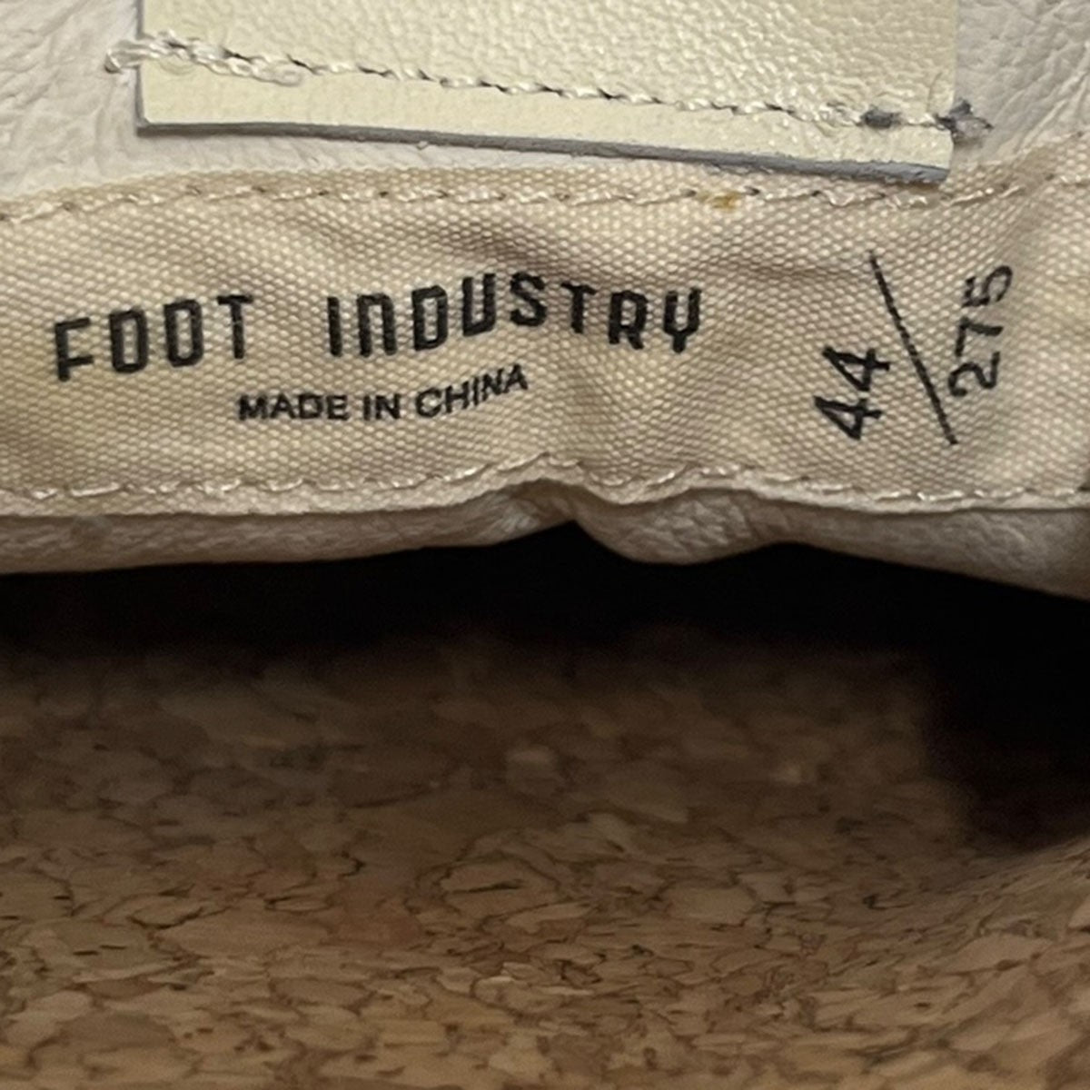 FOOT INDUSTRY フリンジスニーカー22CW01SS1002 古着・中古-8枚目のアイテム画像