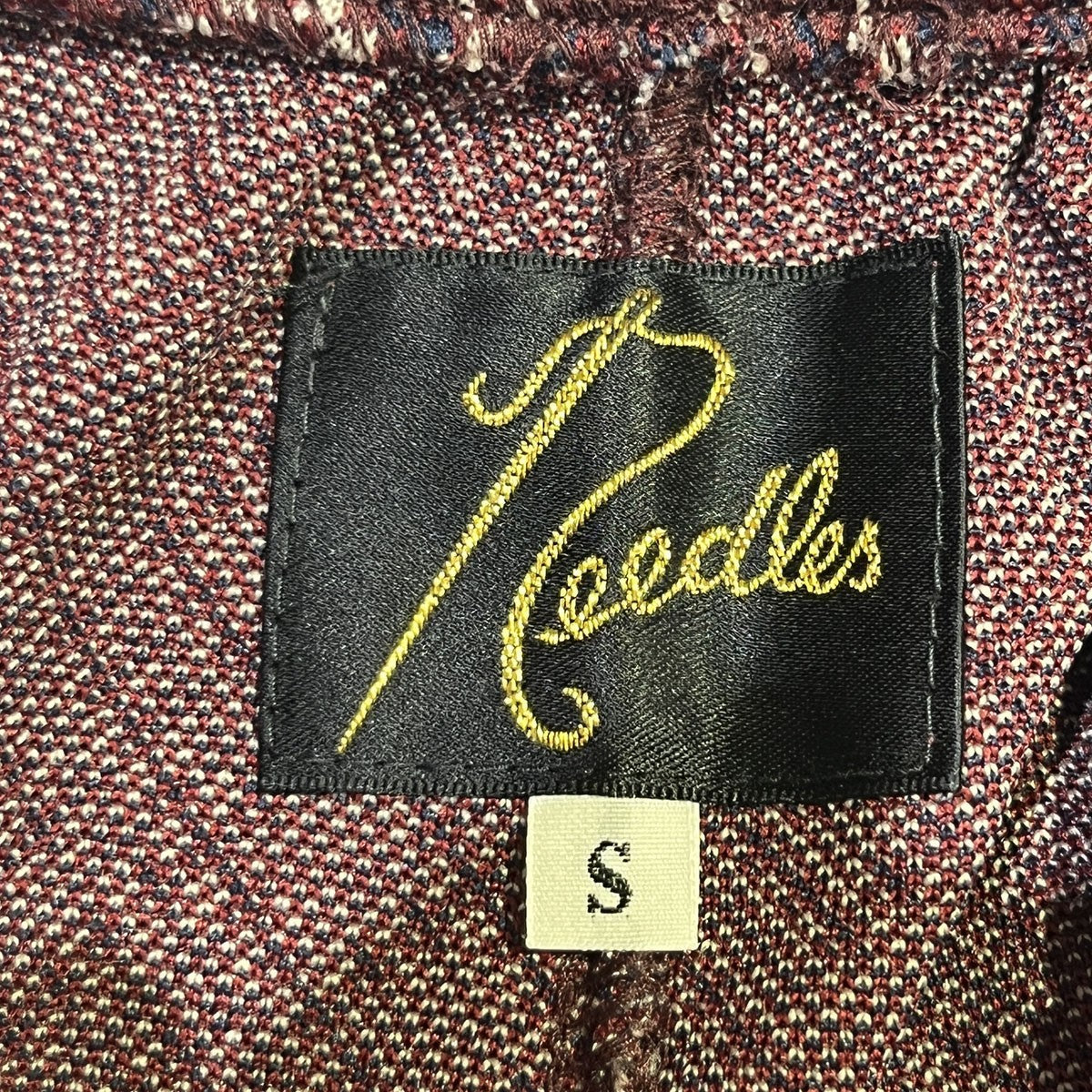 Needles TRACK PANT POLY JACQUARD パンツDI177 古着・中古-4枚目のアイテム画像