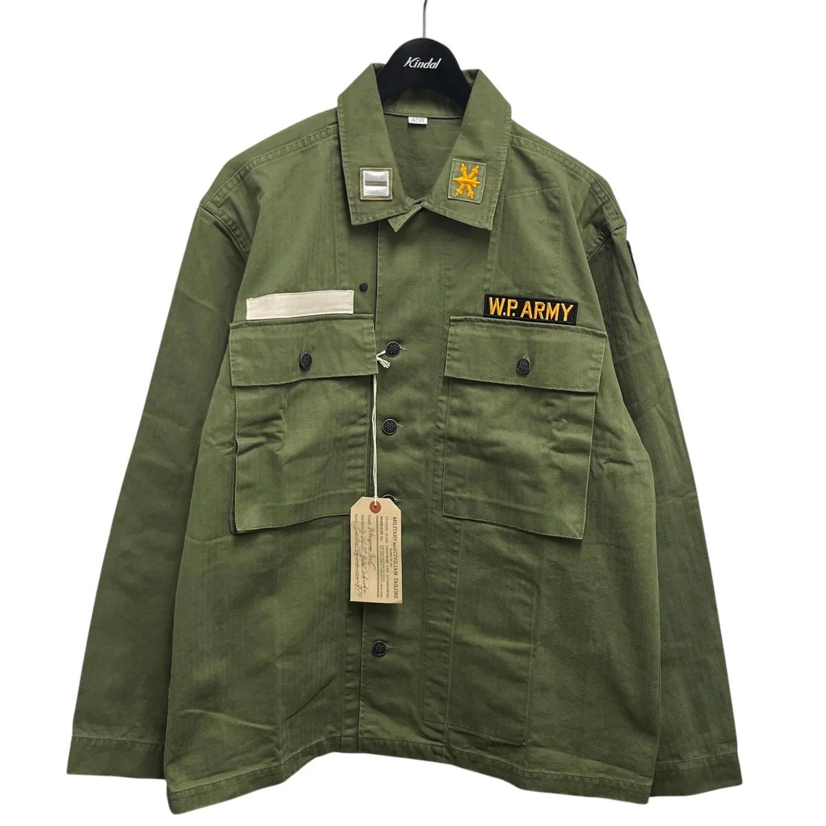 US ARMY サンプリング米軍 1940’s U．S．ARMY M-43 HBT WAIPER．incWP1050B 古着・中古-1枚目のアイテム画像