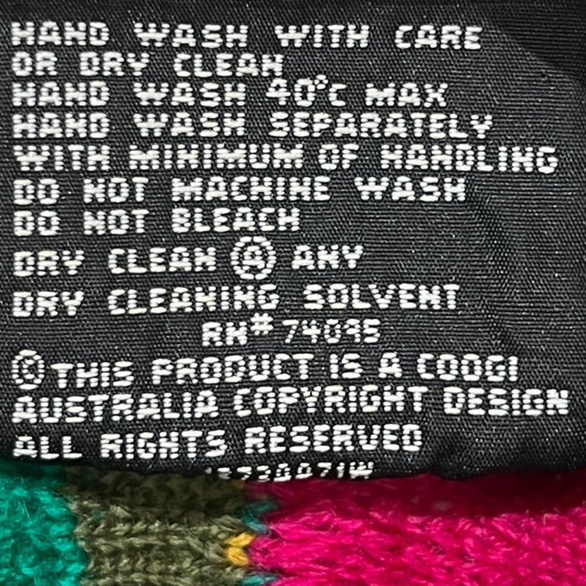 超レア Russ着 COOGI クージー 3D コットン ニット セーター M COOGI(クージー) 3Dニットセーター グリーン サイズ L｜【公式