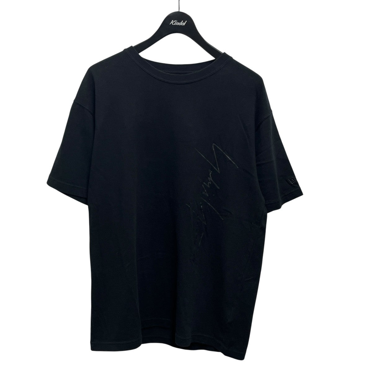 Yohji Yamamoto pour homme×New Era シグネチャーロゴアートワークコットンTシャツHD-T99-083 古着・中古-1枚目のアイテム画像