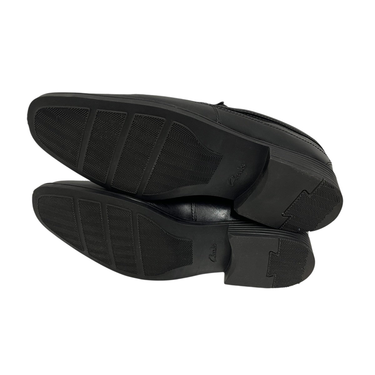 CLARKS(クラークス) スリッポンレザーシューズ ブラック サイズ 25.5cm