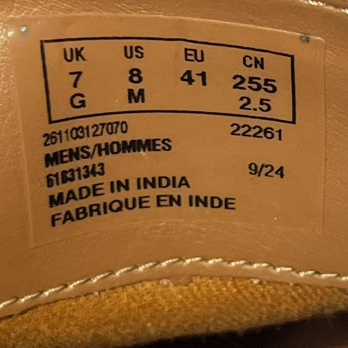 CLARKS スリッポンレザーシューズ 古着・中古-7枚目のアイテム画像