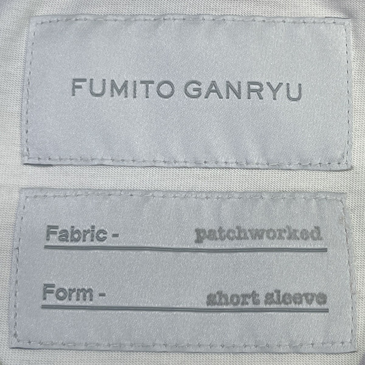 FUMITO GANRYU チェックTシャツFU3-CU-17 古着・中古-3枚目のアイテム画像