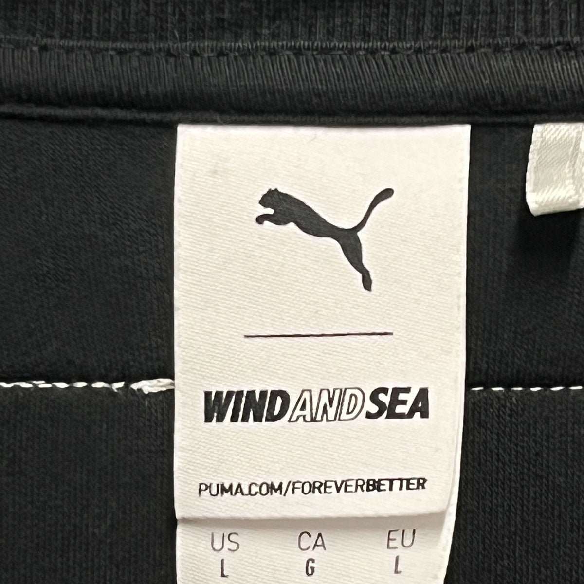 【着用2回 極美品】wind and sea×PUMAトラックジャケットLサイズ 着用2回 極美品】wind and sea×PUMAトラックジャケットLサイズ