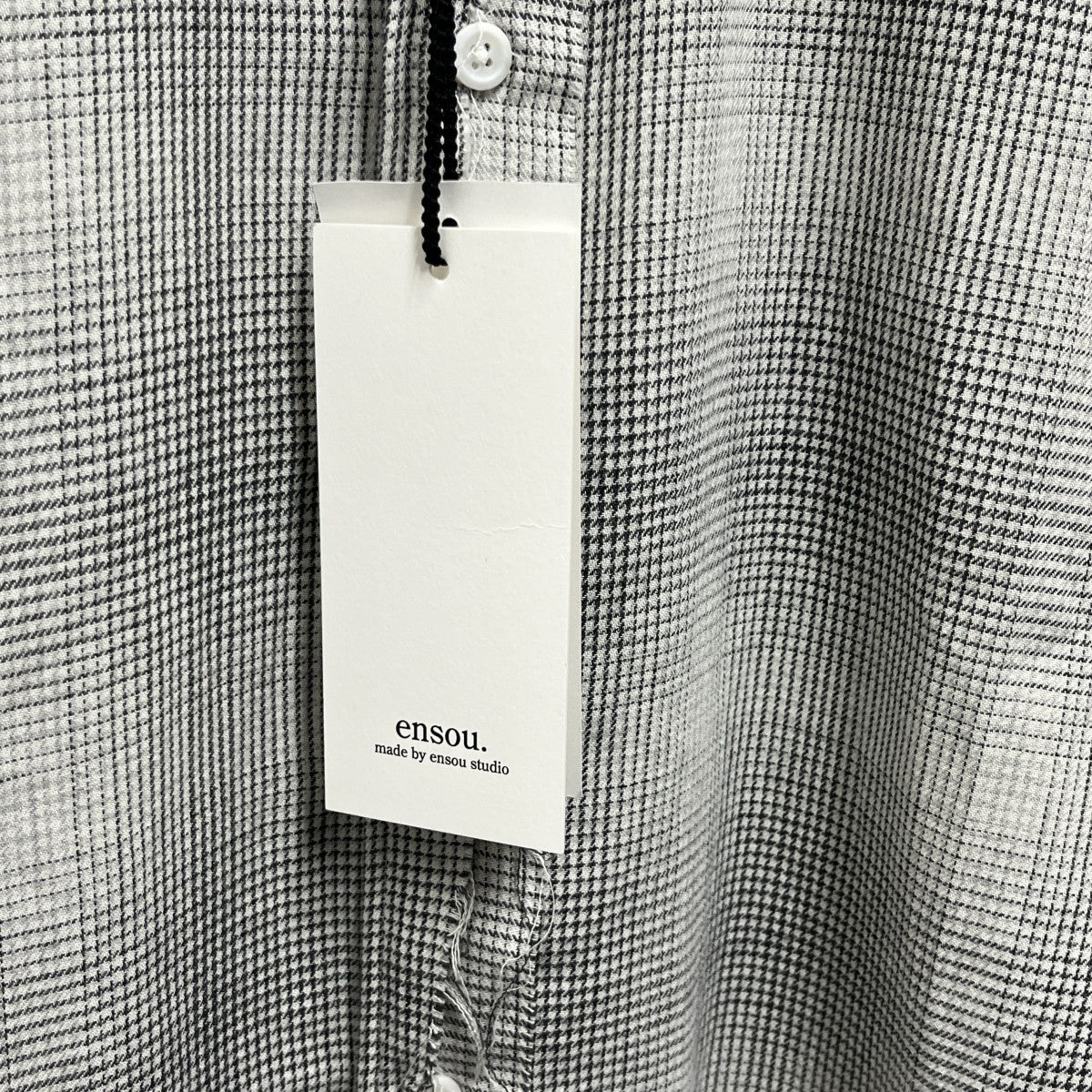 ensou．(エンソウ) Rough Cut Shirt グレー サイズ M｜【公式