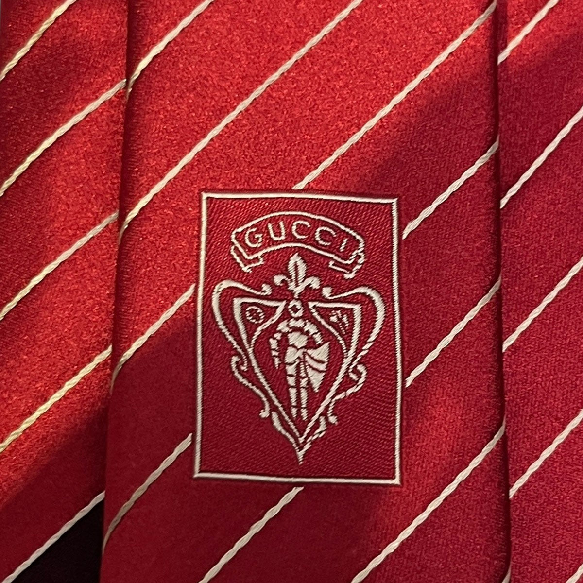 GUCCI GGロゴシルクストライプネクタイ 古着・中古-5枚目のアイテム画像