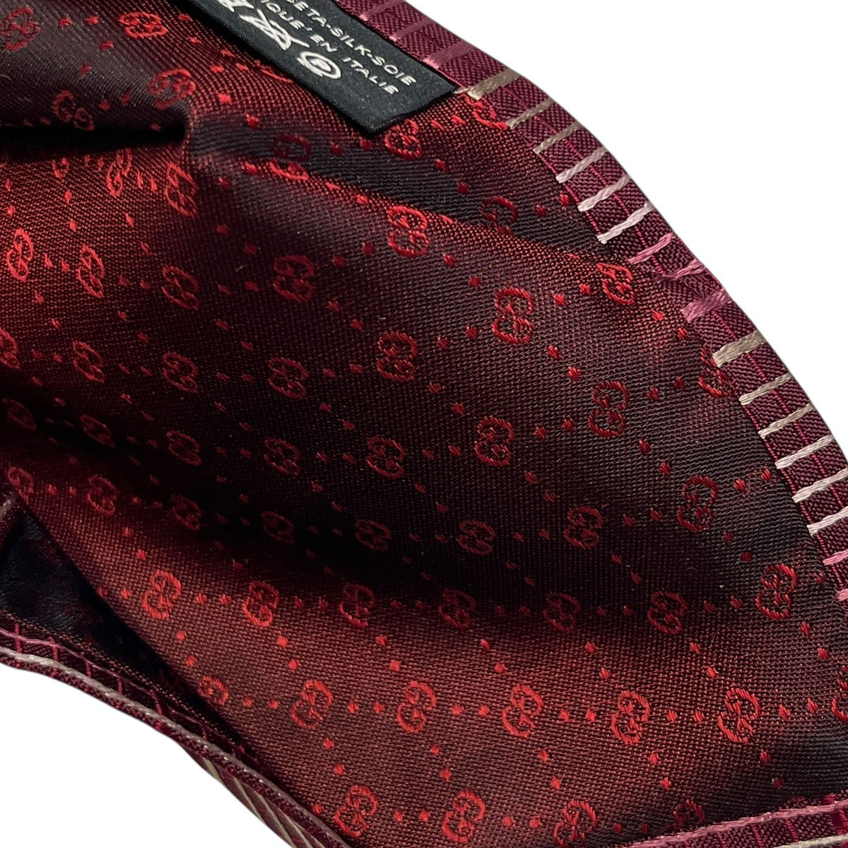 GUCCI シルクネクタイ 古着・中古-6枚目のアイテム画像