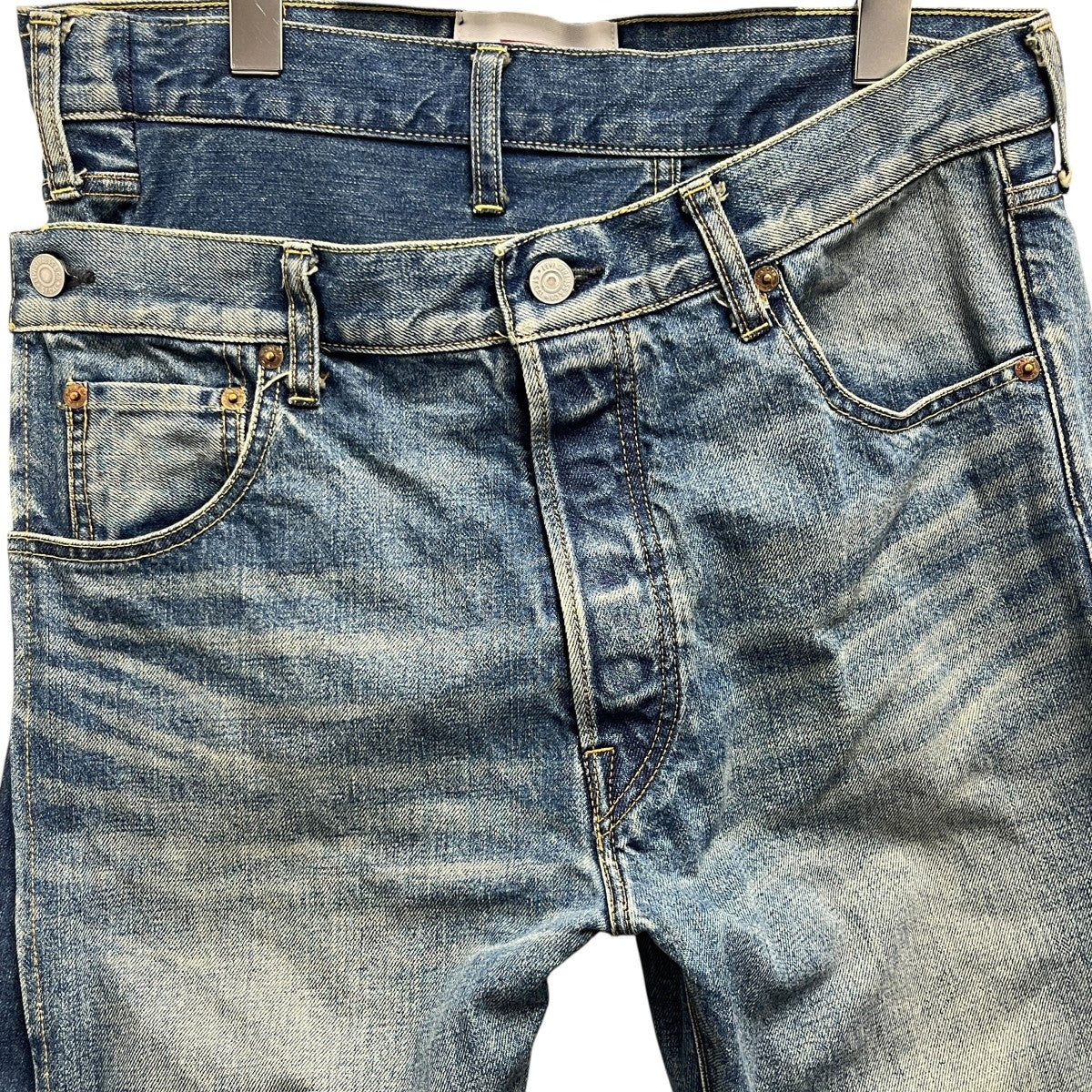 25SSLevi’sWネームアシンメトリー綿デニムパンツJO-P201