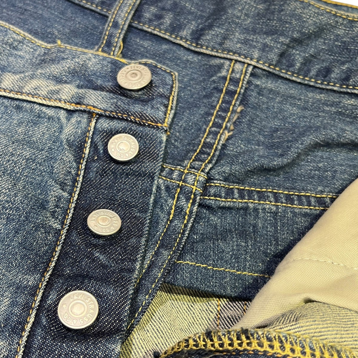 25SSLevi’sWネームアシンメトリー綿デニムパンツJO-P201