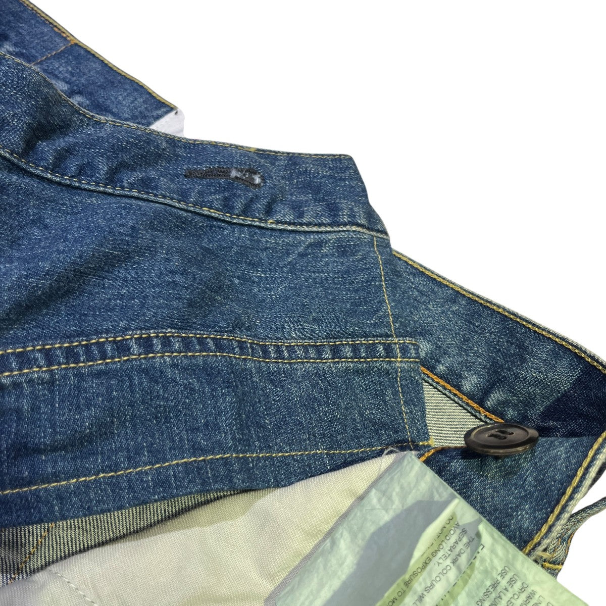 25SSLevi’sWネームアシンメトリー綿デニムパンツJO-P201