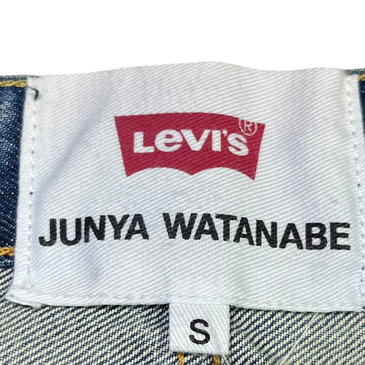 25SSLevi’sWネームアシンメトリー綿デニムパンツJO-P201