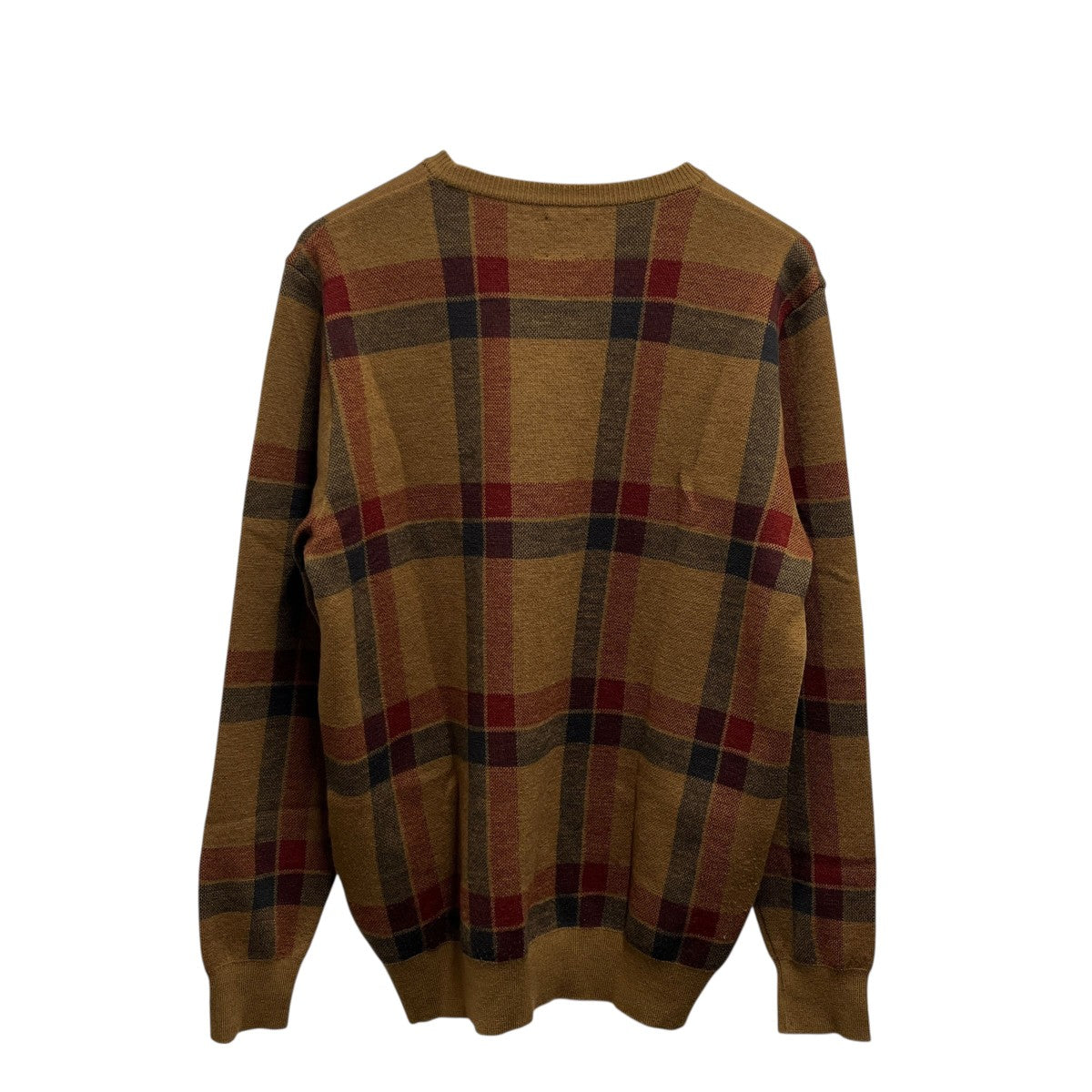 MR．GENTLEMAN チェック柄ニットMGN-KN08 古着・中古-2枚目のアイテム画像