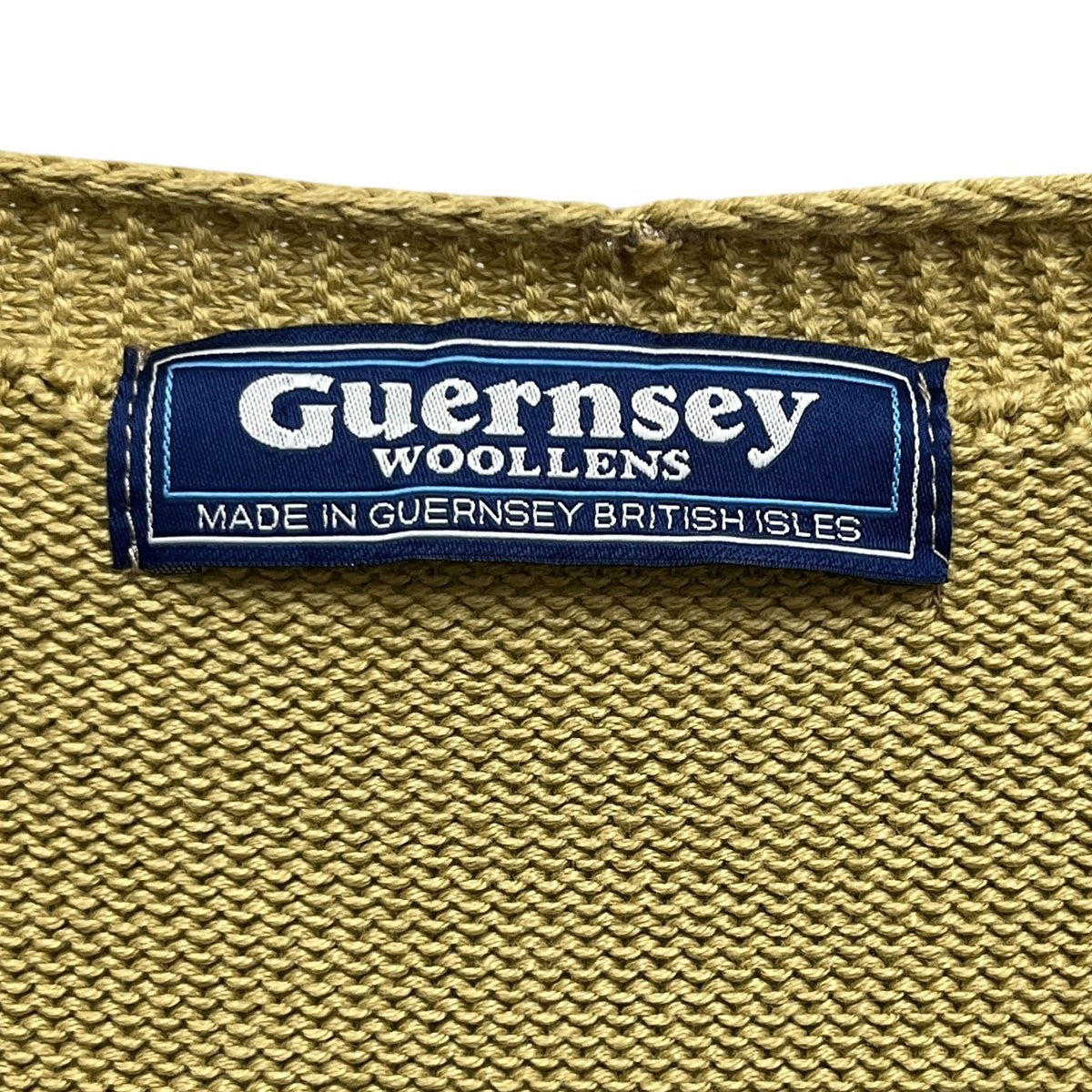 GUERNSEY WOOLLENS コトッンカーディガン 古着・中古-3枚目のアイテム画像